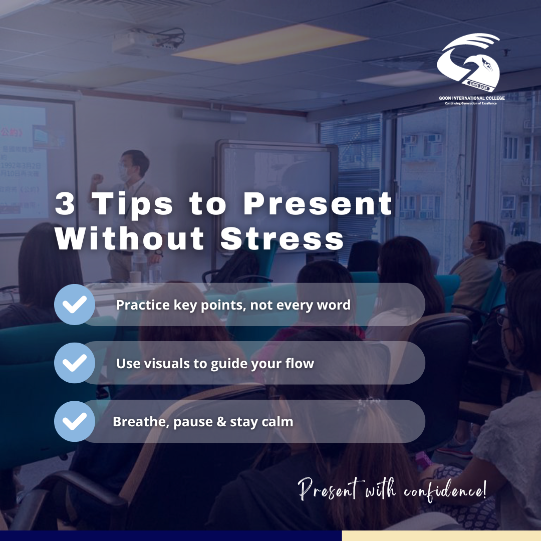 3 Tips to Present Without Stress