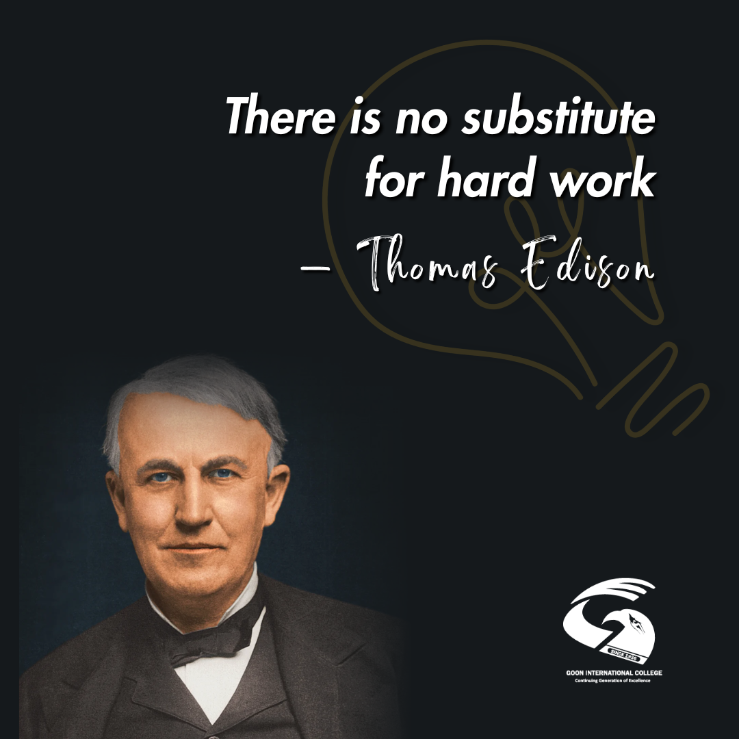 Thomas Edison motivational quote