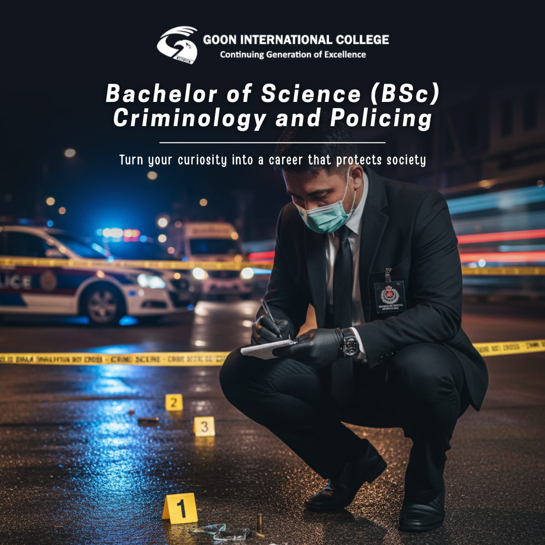 Bachelor of Science (BSc) Criminology and Policing-Turn your curiosity into a career that protects society